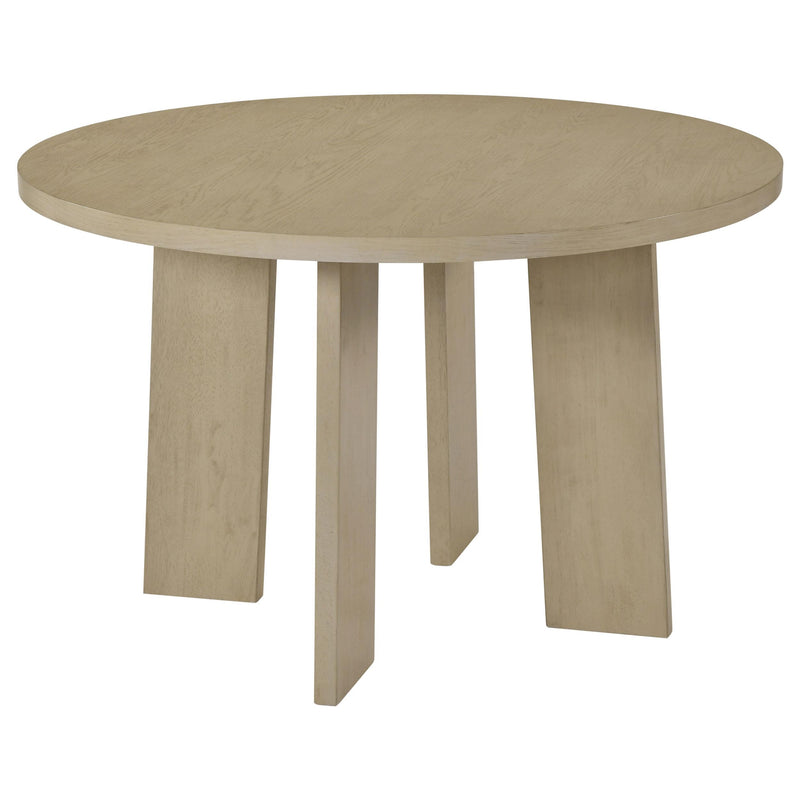 Strouse 5-piece Dining Set Wheat and Natural Oak - detail 3