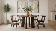 Strouse 5-piece Dining Set Walnut