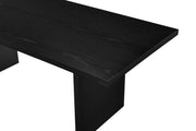 Decker 7-piece 82-inch Rectangular Dining Set Black - detail 10