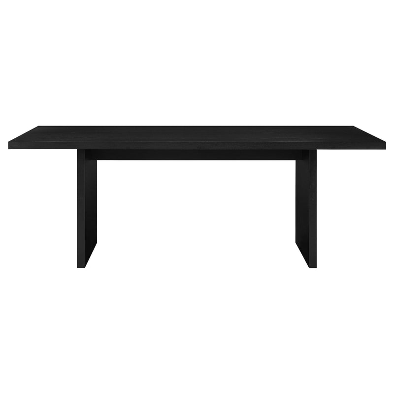 Decker 82-inch Rectangular Wood Dining Table Black - detail 3