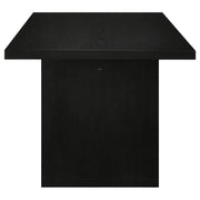Decker 82-inch Rectangular Wood Dining Table Black - detail 5