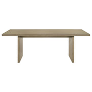 Decker 7-piece 82-inch Rectangular Dining Set Wheat and Natural Oak - detail 4