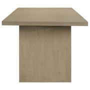 Decker 7-piece 82-inch Rectangular Dining Set Wheat and Natural Oak - detail 5