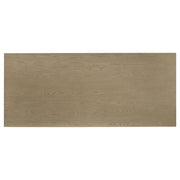 Decker 7-piece 82-inch Rectangular Dining Set Wheat and Natural Oak - detail 6
