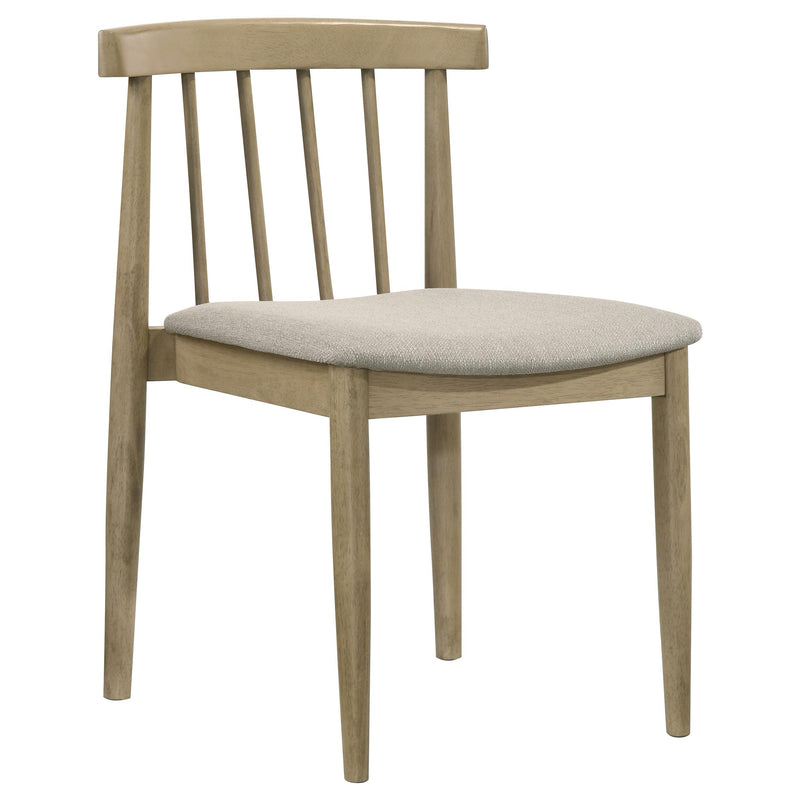Decker 7-piece 82-inch Rectangular Dining Set Wheat and Natural Oak - detail 8