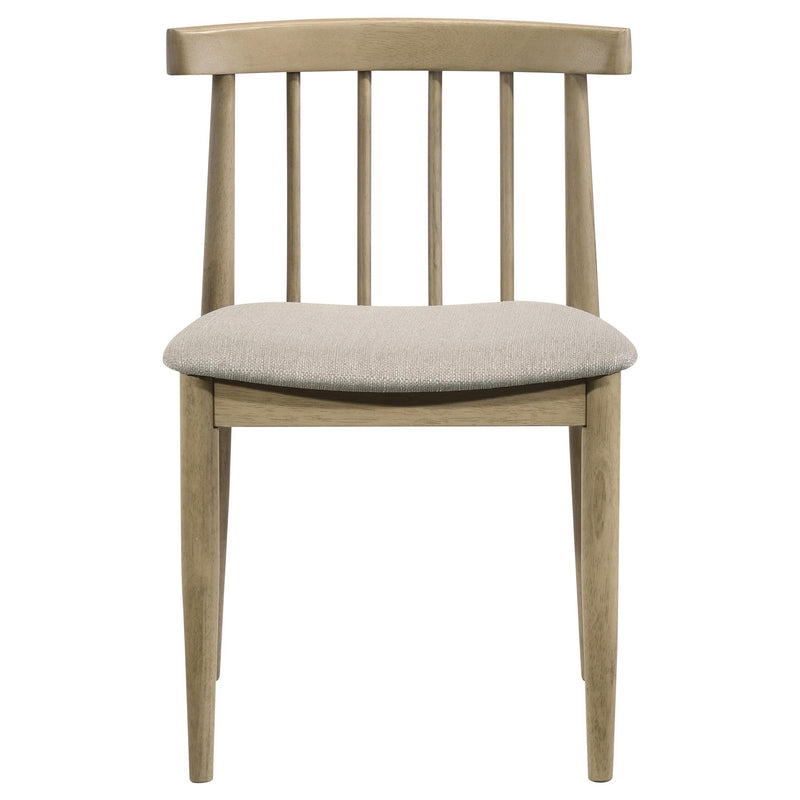 Decker 7-piece 82-inch Rectangular Dining Set Wheat and Natural Oak - detail 9