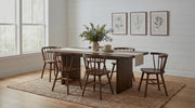 Decker 7-piece 82-inch Rectangular Dining Set Walnut