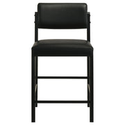 Decker 7-piece 70-inch Rectangular Counter Height Dining Set Black - detail 8