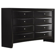 Briana 8-drawer Dresser Black - alternate view