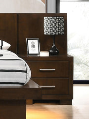 Jessica 5-piece Queen LED Bedroom Set Cappuccino - detail 4