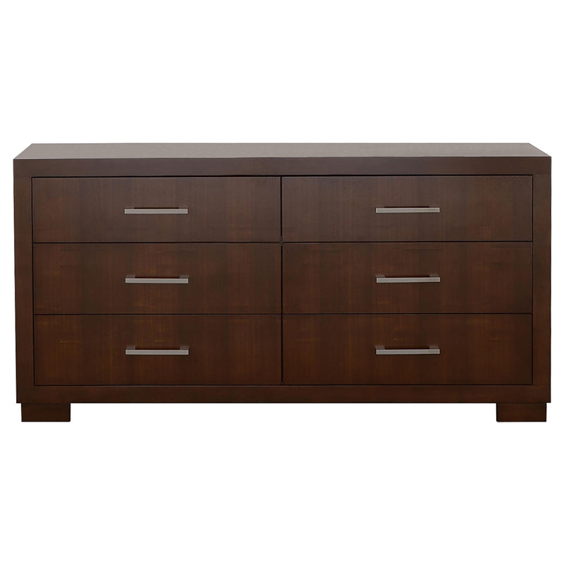 Jessica 5-piece Queen LED Bedroom Set Cappuccino - detail 9