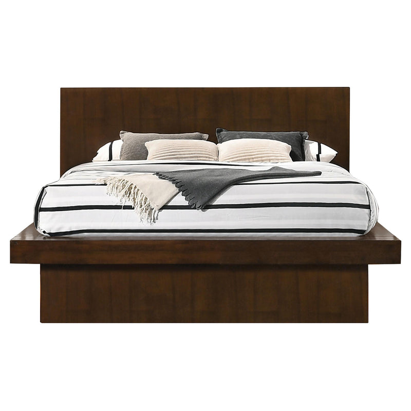 Jessica 5-piece Queen LED Bedroom Set Cappuccino - detail 3