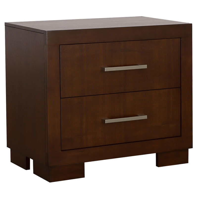 Jessica 5-piece Queen LED Bedroom Set Cappuccino - detail 4