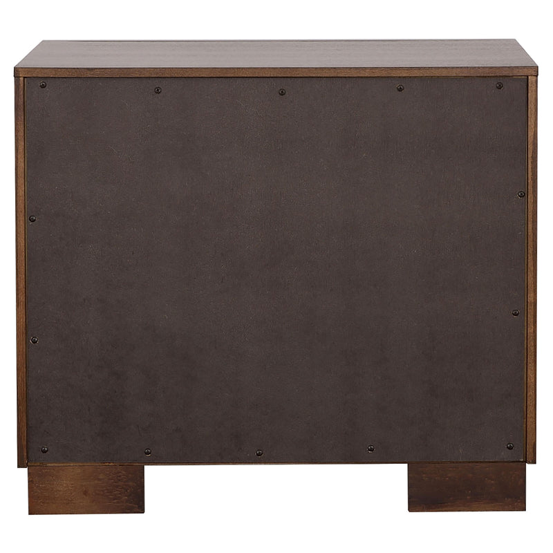 Jessica 5-piece Queen LED Bedroom Set Cappuccino - detail 6