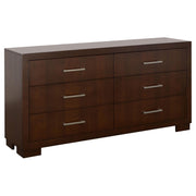 Jessica 5-piece Queen LED Bedroom Set Cappuccino - detail 7