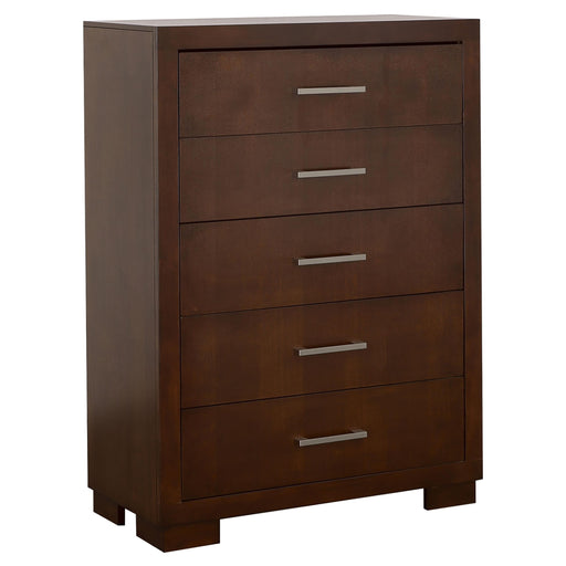 Jessica 5-drawer Bedroom Chest Cappuccino - alternate view