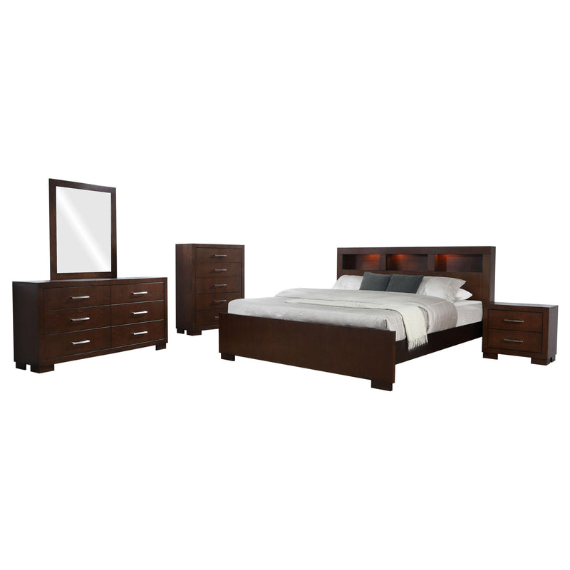 Jessica 5-piece Queen Bedroom Set Cappuccino - alternate view
