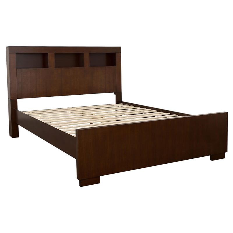 Jessica 5-piece Queen Bedroom Set Cappuccino - detail 3