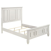 Sandy Beach 5-piece Queen Bedroom Set Cream White - detail 3