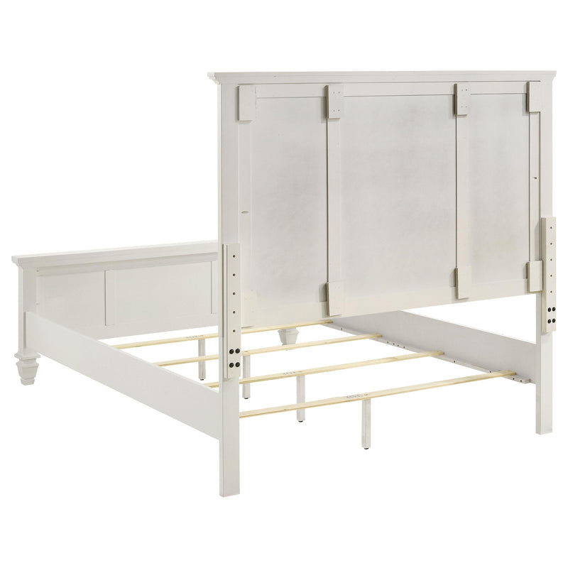 Sandy Beach 5-piece Queen Bedroom Set Cream White - detail 4