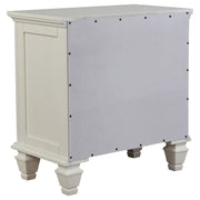 Sandy Beach 5-piece Queen Bedroom Set Cream White - detail 6