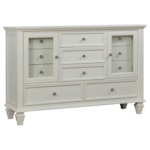 Sandy Beach 11-drawer Dresser Cream White - alternate view