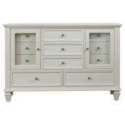 Sandy Beach 11-drawer Dresser Cream White - detail 3