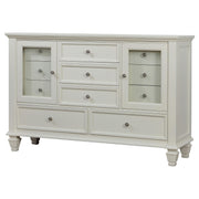 Sandy Beach 11-drawer Dresser Cream White - detail 4