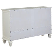 Sandy Beach 11-drawer Dresser Cream White - detail 6
