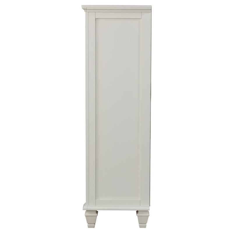 Sandy Beach 8-drawer Door Chest Cream White - detail 5