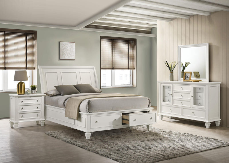 Sandy Beach Bedroom Set (Storage Bed)