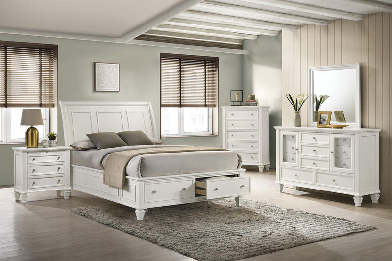 Sandy Beach Bedroom Set (Storage Bed)