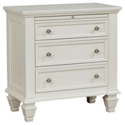 Sandy Beach 5-piece Queen Bedroom Set Cream White - detail 5