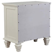 Sandy Beach 5-piece Queen Bedroom Set Cream White - detail 6