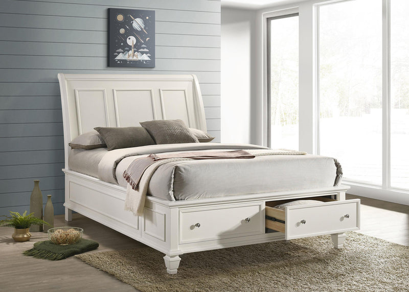 Sandy Beach Bedroom Set (Storage Bed)