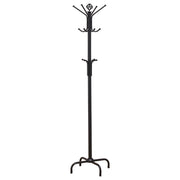 Collier 12 Hook Freestanding Coat Rack Hat Hanger Black - alternate view