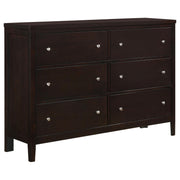 Carlton 5-piece Queen Bedroom Set Cappuccino - detail 7