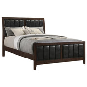 Carlton Wood Queen Panel Bed Cappuccino - detail 3