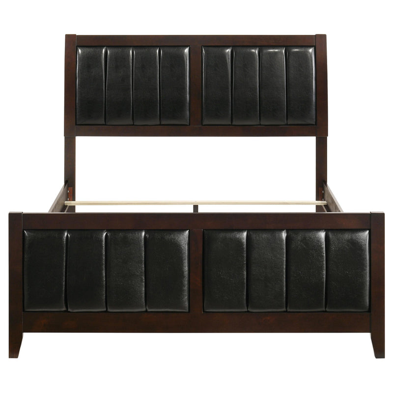 Carlton Wood Queen Panel Bed Cappuccino - detail 4