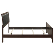 Carlton Wood Queen Panel Bed Cappuccino - detail 6