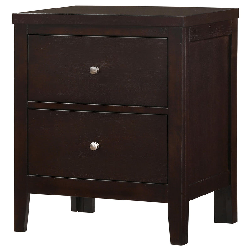 Carlton 2-drawer Nightstand Cappuccino - detail 4