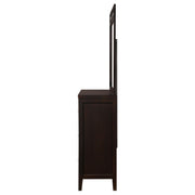 Carlton 6-drawer Dresser with Mirror Cappuccino - detail 5