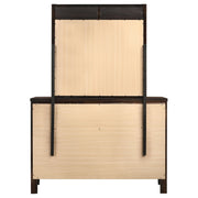 Carlton 6-drawer Dresser with Mirror Cappuccino - detail 7