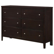 Carlton 6-drawer Dresser Cappuccino - detail 4