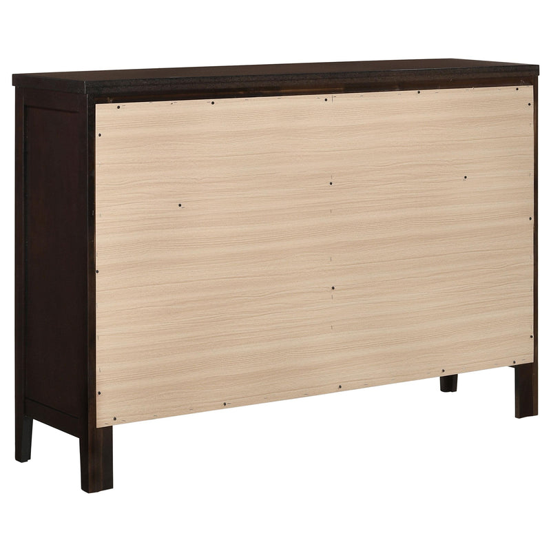 Carlton 6-drawer Dresser Cappuccino - detail 6