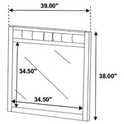 Carlton Dresser Mirror Cappuccino - detail 5