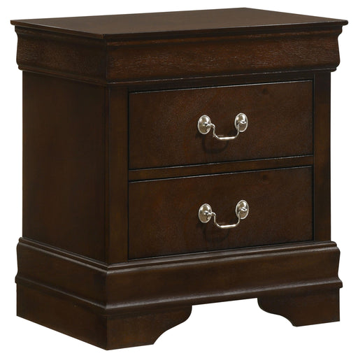Louis Philippe 2-drawer Nightstand Cappuccino - alternate view