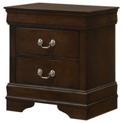 Louis Philippe 2-drawer Nightstand Cappuccino - detail 4