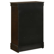 Louis Philippe 5-drawer Bedroom Chest Cappuccino - detail 6