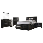 Briana 5-piece Queen Bedroom Set Black - alternate view